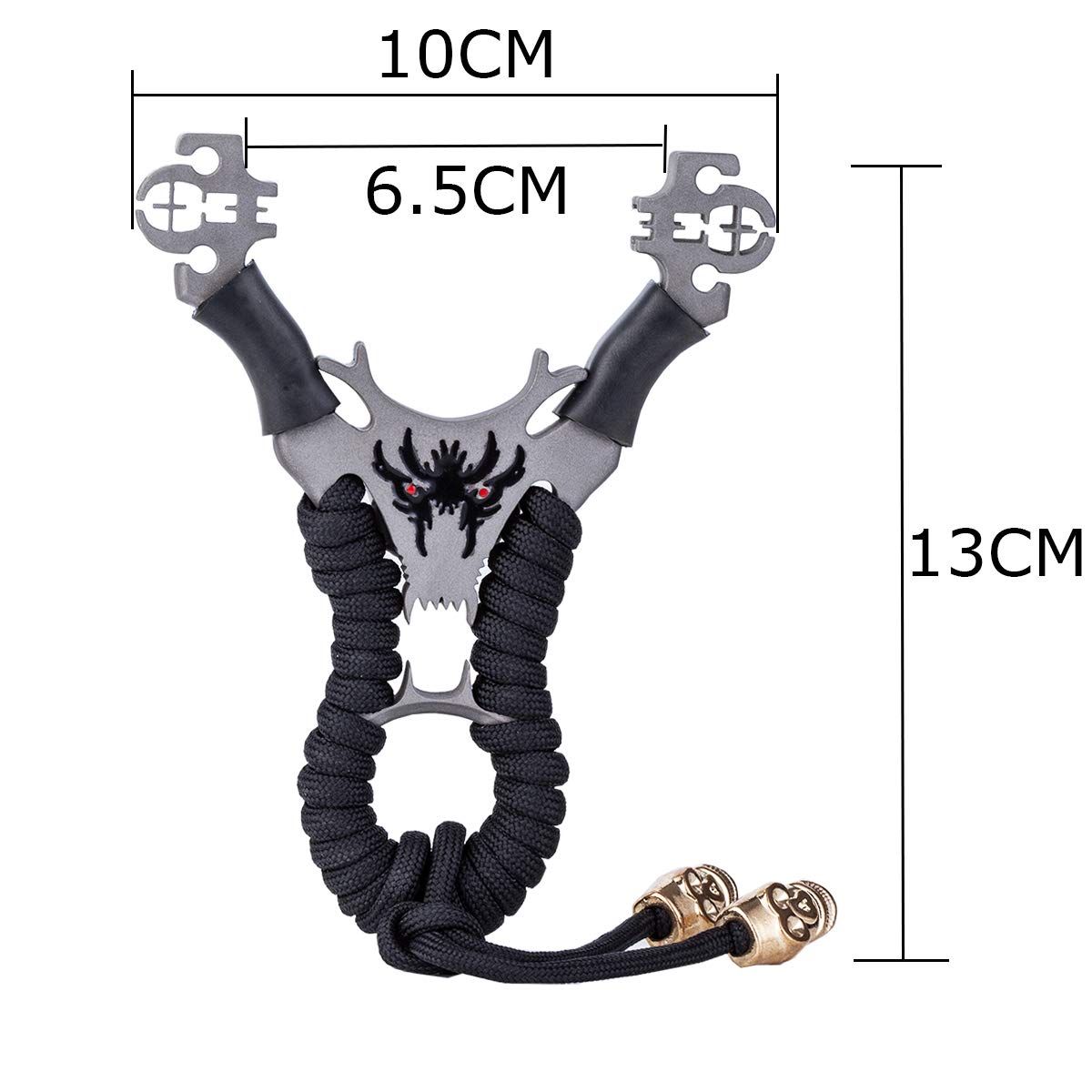 Buy CNC cutting 304 stainless steel slingshot professional outdoor