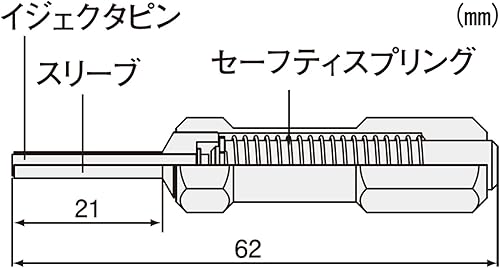 Miniatura 8 de Engineer Herramienta eyectora para extraer pasadores rizados de carcasas de engarzado, expulsa pasadores de crimpado con facilidad Las mejores