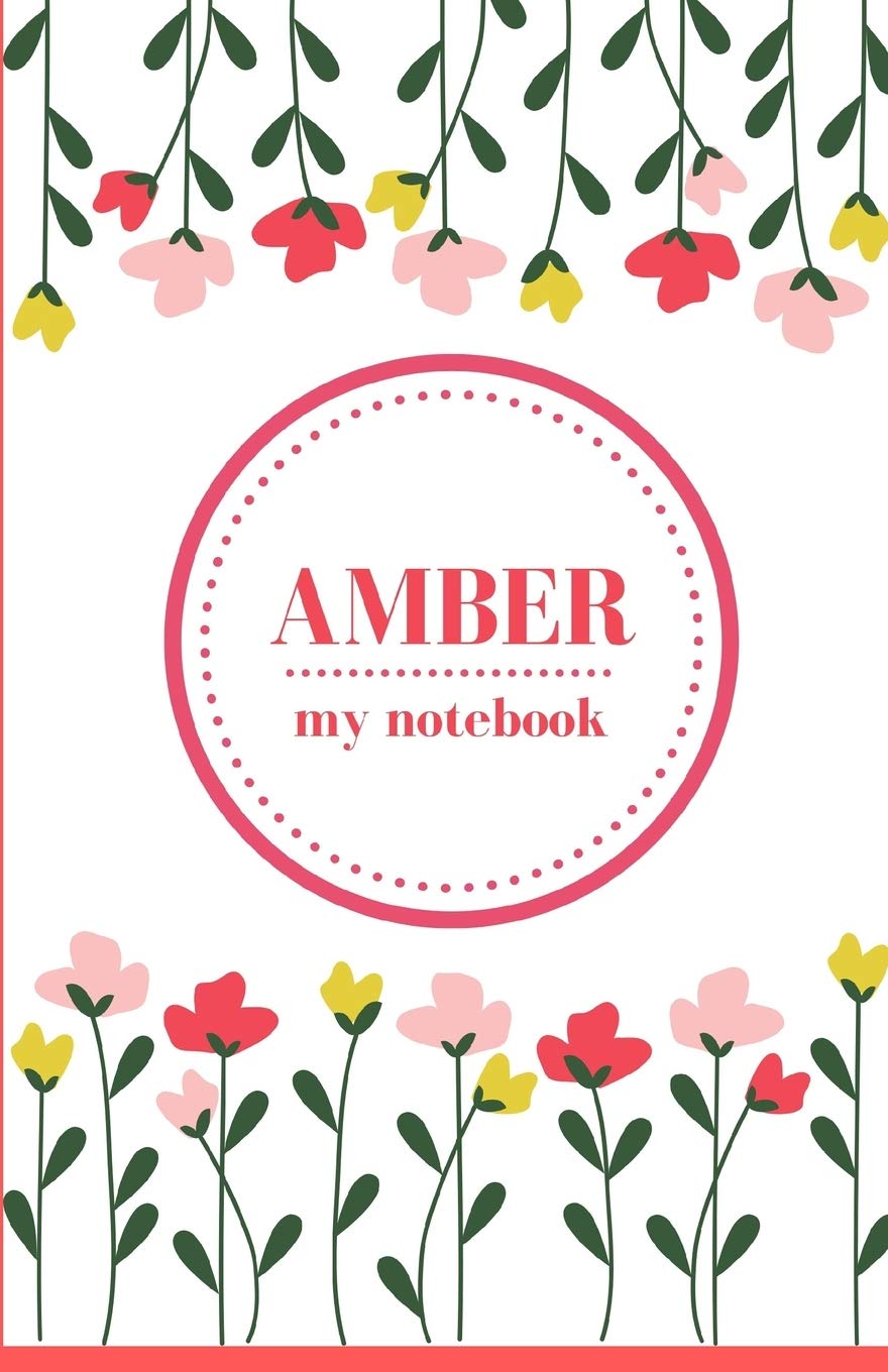 Amber - My Notebook | Personalised Journal/Diary | Fab Girl/Women's Gift | Christmas Stocking Filler | 100 lined pages