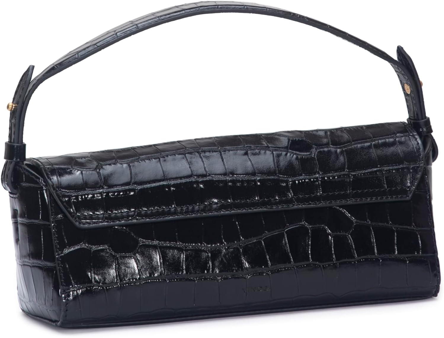 Vince womens CROCO SABRINA MINI TOP HANDLE