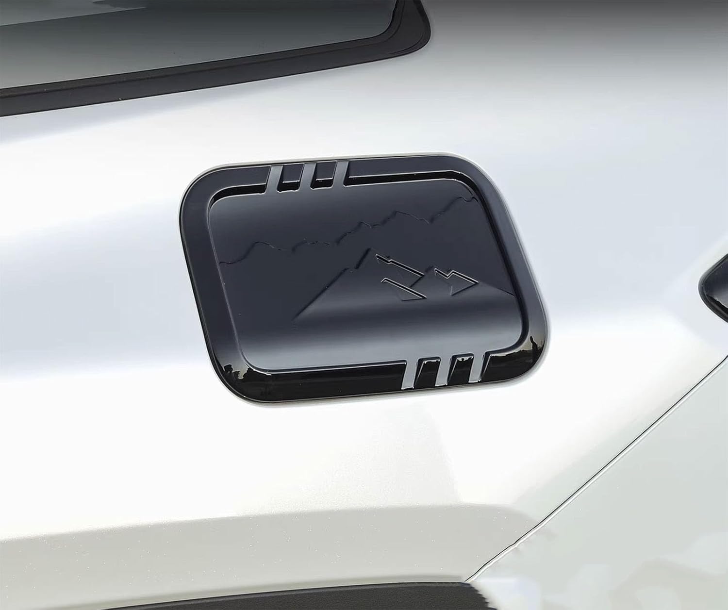 Fuel Tank Cover Compatible With Toyota New RAV4 Woodland 2026 2027+ Oil Cap Gas Cover Trim Exterior Car Accessories ABS 1PC(Glossy Black Style)