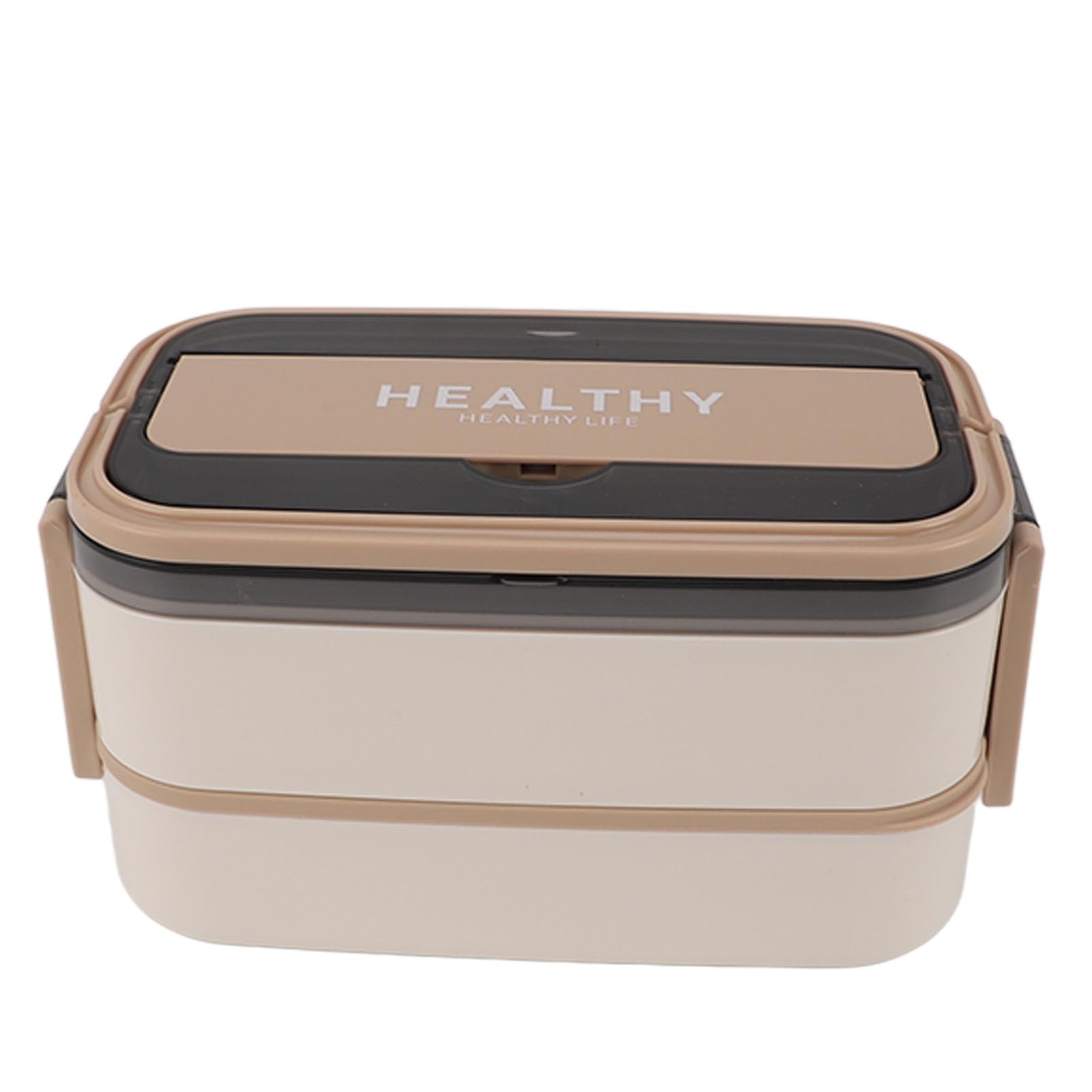 YUYTE para Alimentos Lonchera Portátil con Compartimentos de Acero Inoxidable 316 de Doble Capa con Cubiertos para el Trabajo, la Escuela, la Oficina, 1400 Ml de Gran Capacidad (albaricoque de leche)