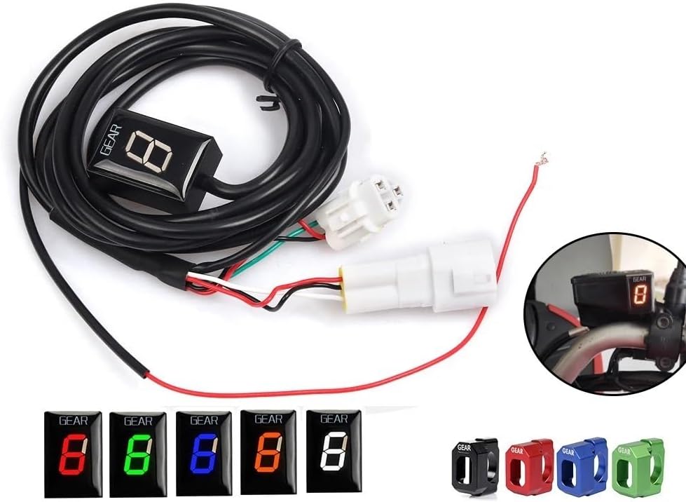 Gear Display Meter for Su&zuki for Intruder M1800R BOSS M1500 M 1500 M 1800R 1800 R Motorcycle Gear Indicator ECU Speed Gear Display Meter Motorcycle Gear Indicator