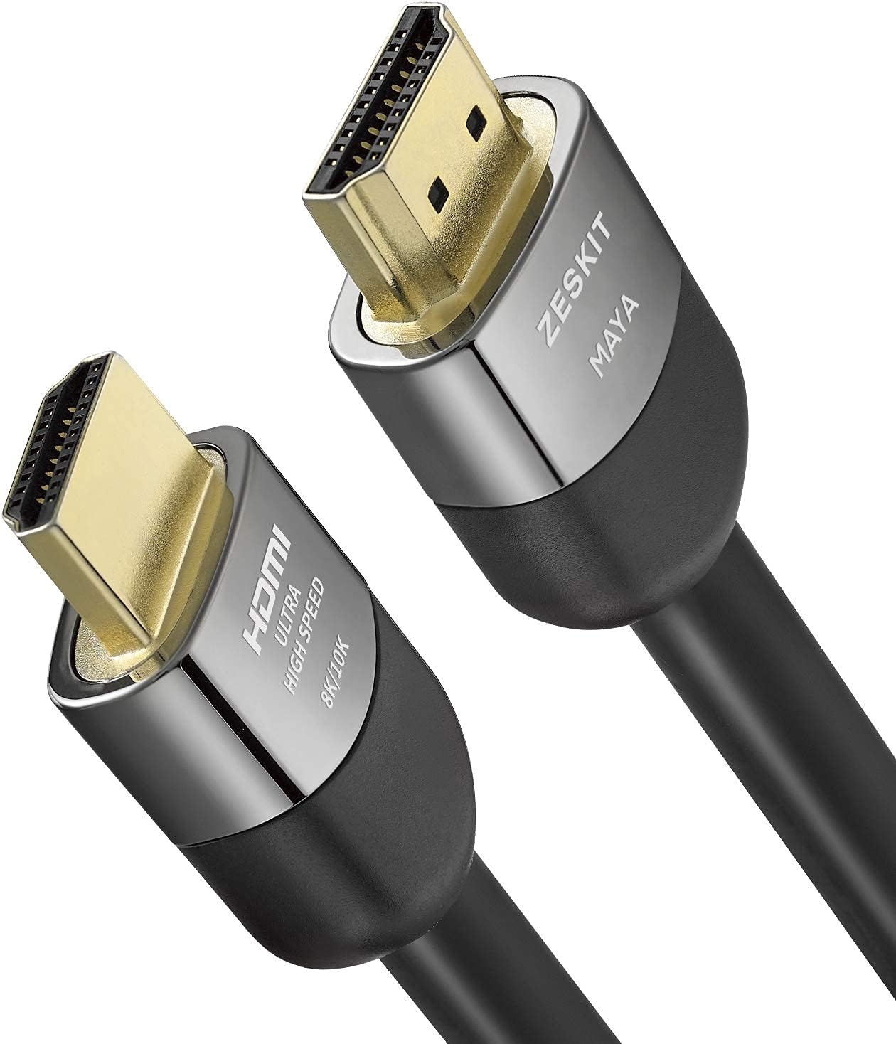 Zeskit Certified 2.1 8K HDMI Cable 48Gbps 4K120Hz Compatible with Soundbar eARC HDR10 VRR Dolby Vision Atmos HDCP 2.2 2.3 PS5 Xbox Series X Apple TV Roku (Ultra High Speed, Maya CL3 In Wall Long 15ft)