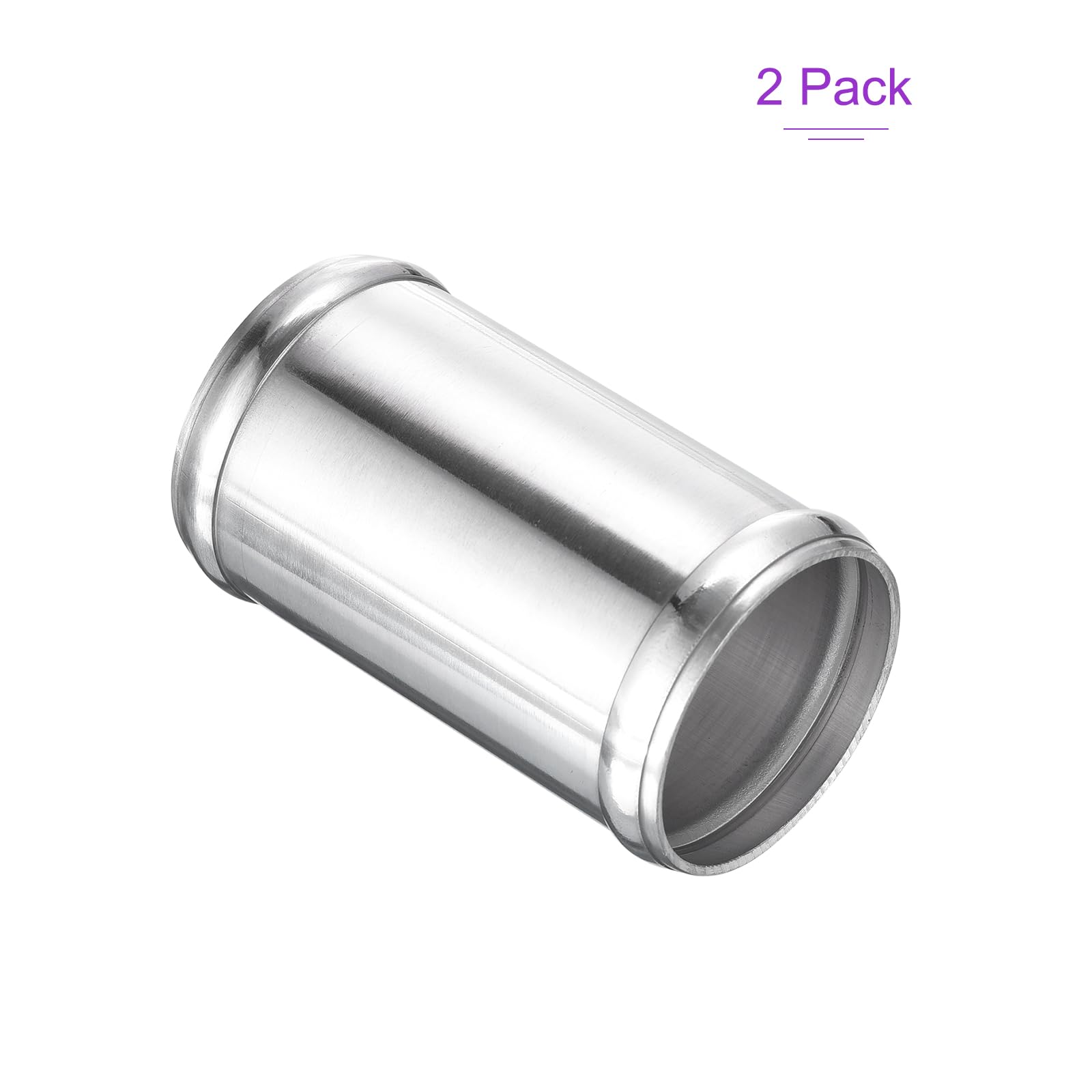 DMiotech 2pz (57mm/2-1/4" OD x 51mm/2" ID) 6061 Raccordo per Tubo Flessibile Alluminio 4" Lunghezza Connettore Tubo Intercooler Tubo Aspirazione Aria con Rotolo Perline