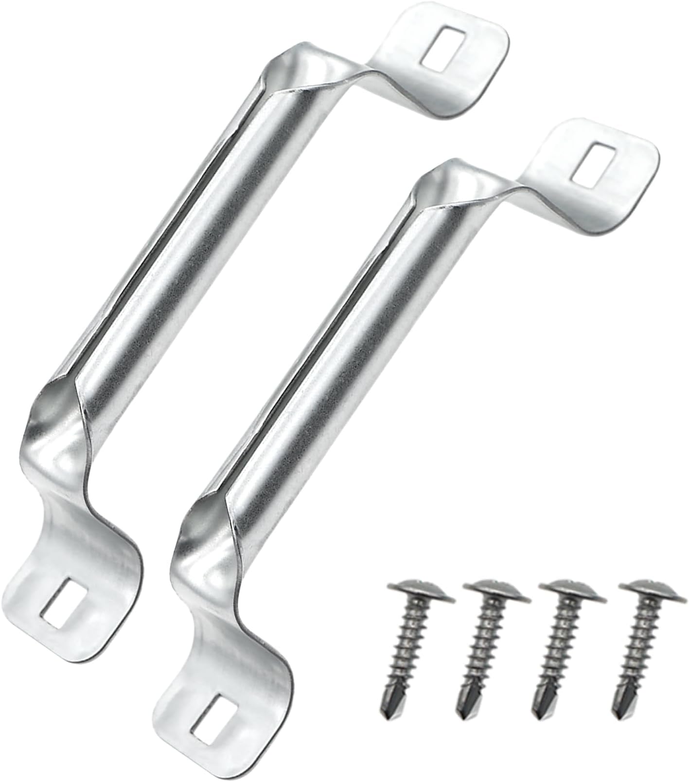 Heavy Duty Garage Door Lift Handle, 2 Pack Rolled Grip Lift Handle, Compatible with All Residential Doors