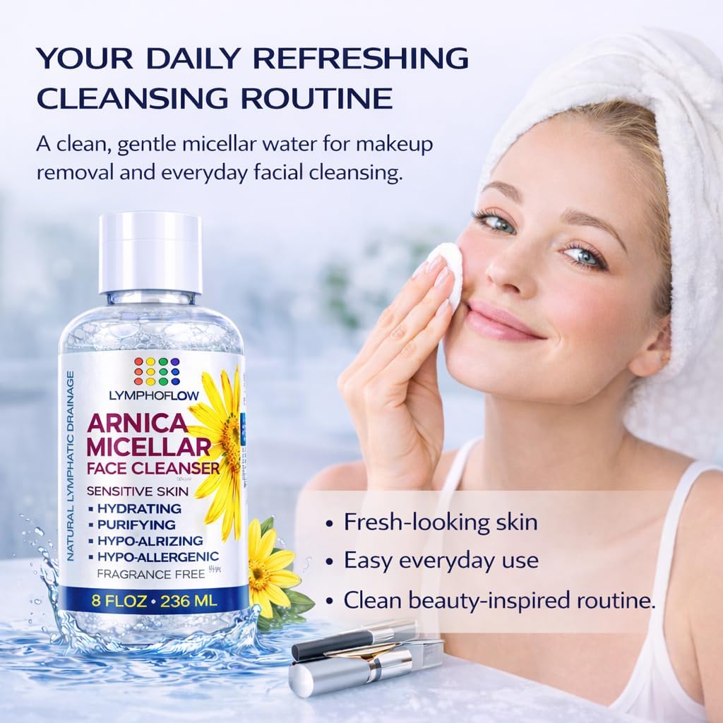 Bruizex Arnica Montana Micellar Cleansing Water, 8 Fl Oz