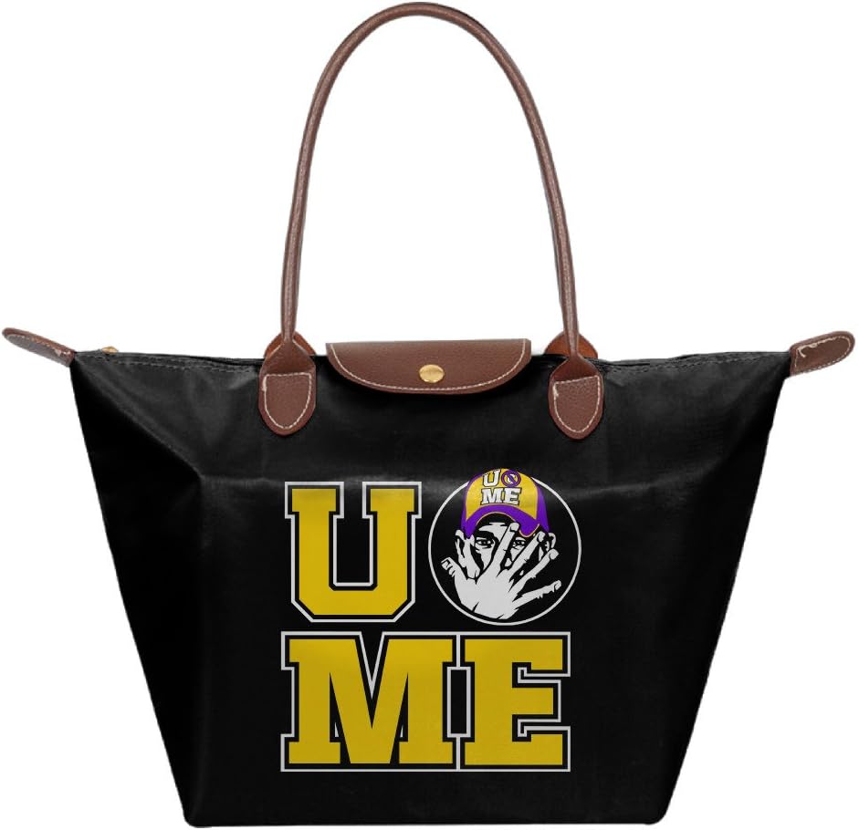 WWE John Cena Women Nylon Handbag Tote Shoulder Bags Black