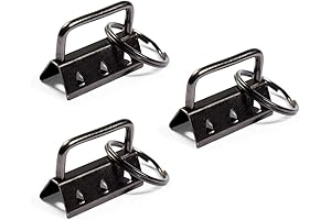 SPEEDWOX Key Fob Hardware with Split Ring and Wristlet