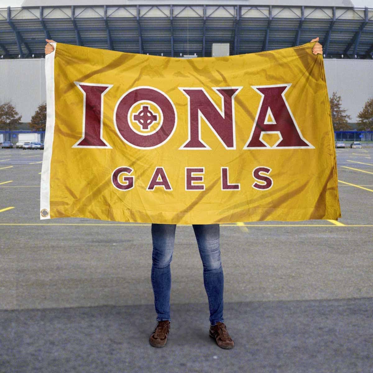 Iona College Gaels Gold Flag