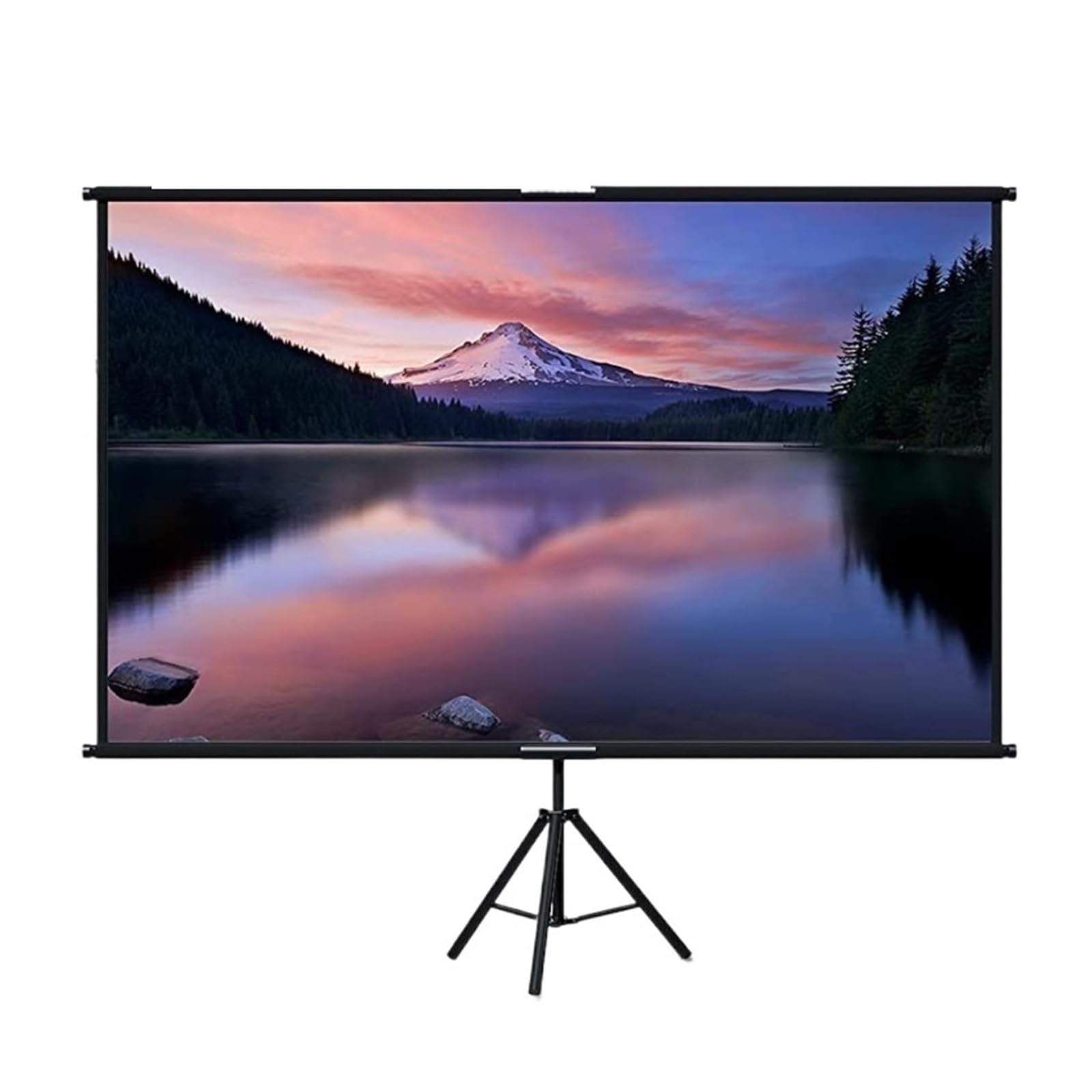 schermo home theater Schermo per proiettore con supporto pieghevole senza pieghe borsa(120 inch)