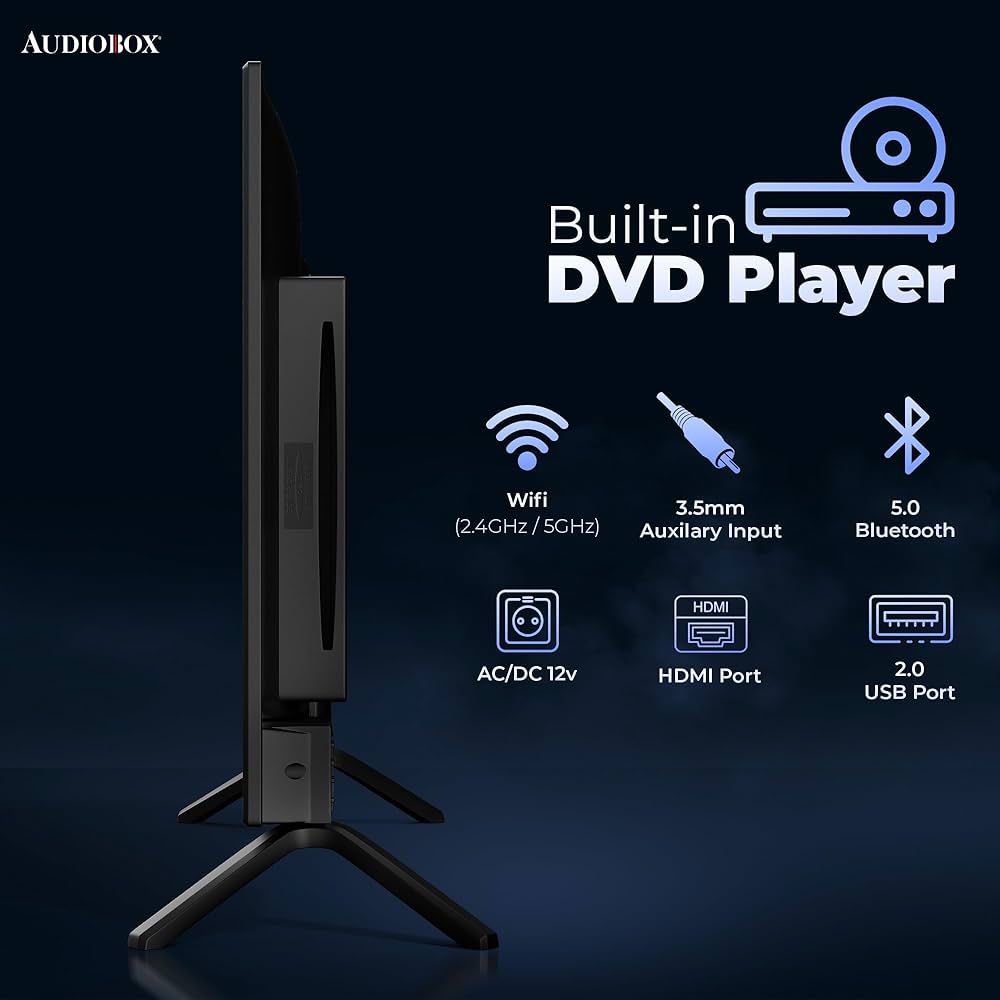 Amazon.com: Audiobox Smart LED HDTV with Built-in DVD Player, AC