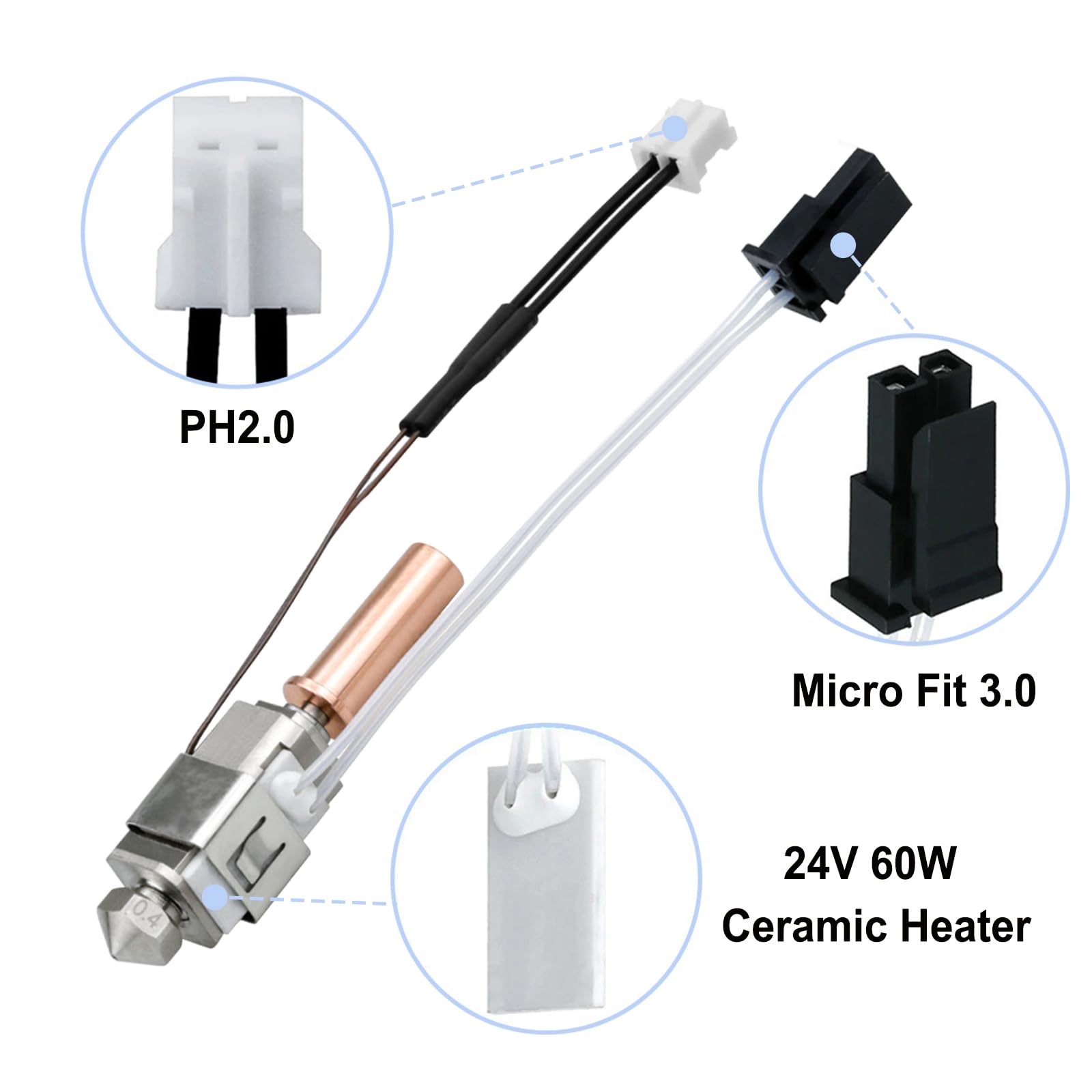 2 Pro Kit Hotend Pour Imprimante 3D 2 Kobra 2 Neo Pro Anycubic Kobra