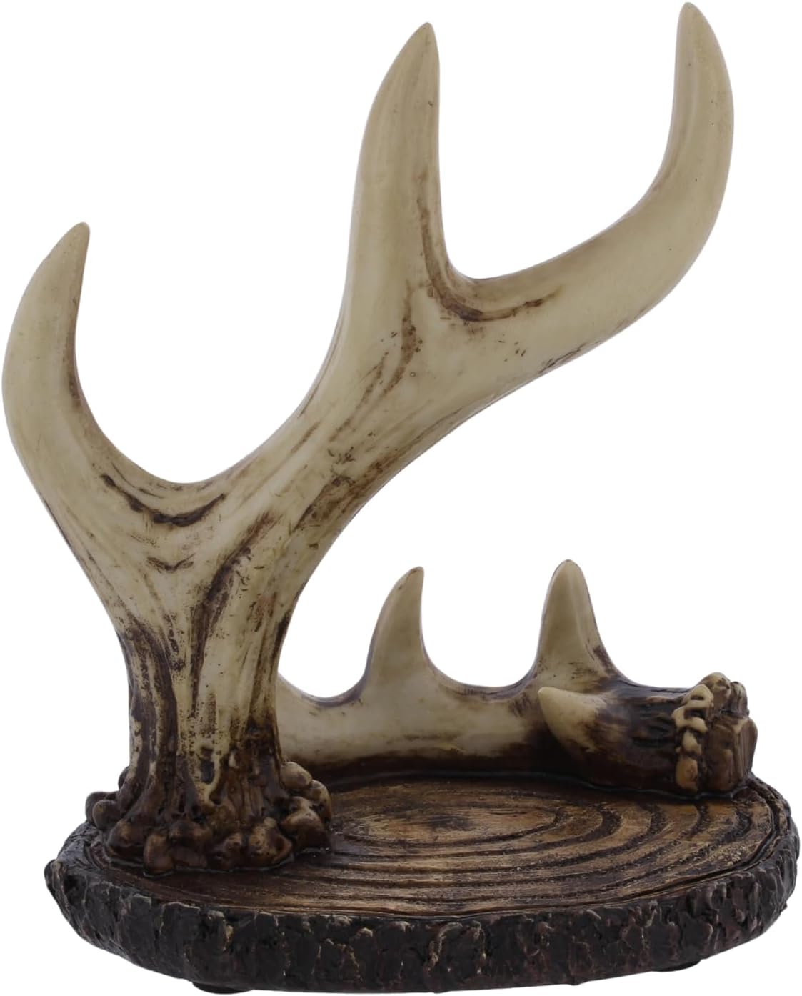 The Bridge Collection Faux Antler Phone Holder – Hunting Themed Desk and Office Decor – Faux Deer Antler Cell Phone Stand