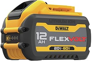 DEWALT FLEXVOLT 20V/60V MAX* 12.0-Ah Battery: Powerhouse for Demanding Jobs