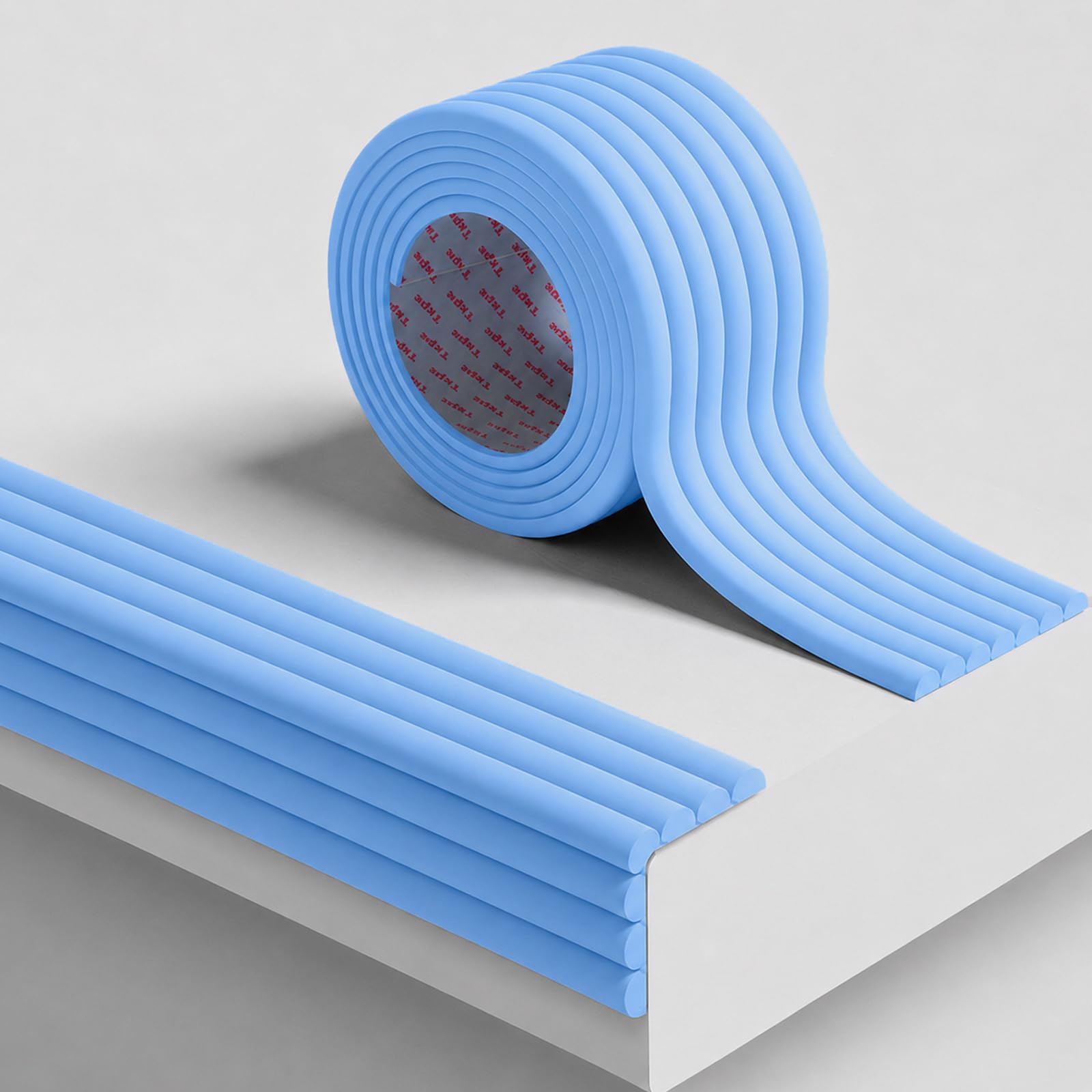 Proofing Edge Protector Wall Padding, 0.47" Thick NBR Foam Cushion Strip Self-Adhesive, Soft Anti-Collision Wall Protector for Window Sill, Bed, Table Countertop
