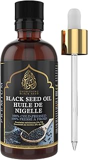 Turkish Black Seed Oil (Nigella Sativa, Black Cumin) 100% Organic Cold Pressed 3X Thymoquinone- Glass Bottle (100ml)