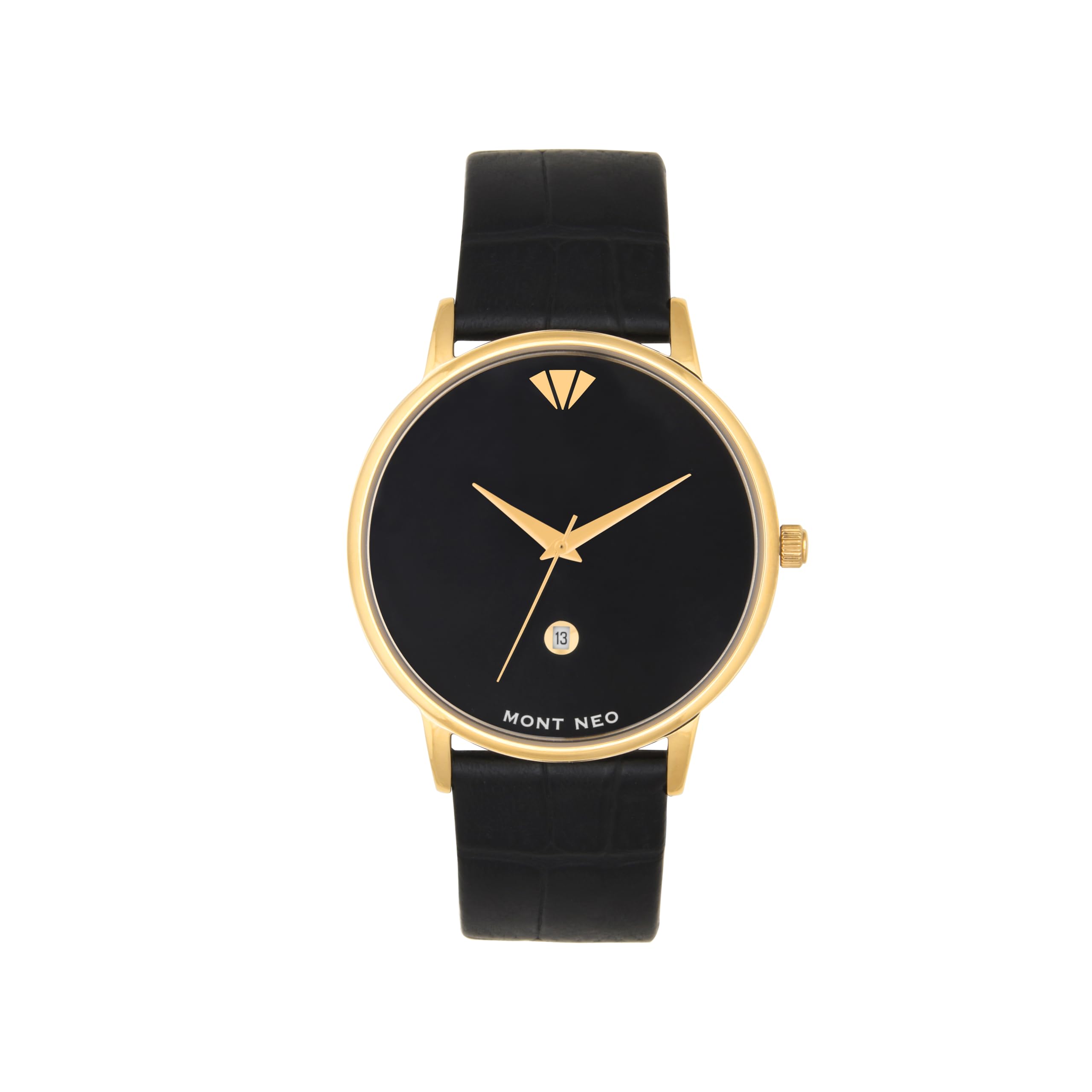 Mont Neo Male Black Analog Leather Watch G1034E-L2204 (B0CZNRPP3G) Amazon Price History, Amazon Price Tracker