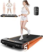 Vista 9 de Walking Pad Treadmill, BestGod Incline Under Desk Treadmill 330lbs Capacity, 2.5HP Portable Treadmills for Home, Compact Treadmills Mini Running