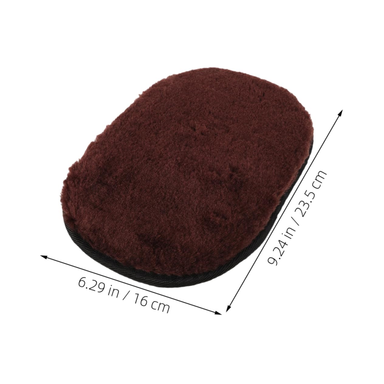 KOMBIUDA 5pezzi Kit di Pulizia per Scarpe in Finta Lana Lucidatura Guanti per Lucidare le Scarpe Applicatore per Pulizia e Lucidatura Dimensioni Pratiche per Uso Quotidiano e Viaggi