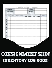 Consignment Shop Inventory Log Book: This logbook is essential for maintaining organized consignment shop inventory records.