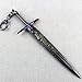 Optimus Prime Metal Weapons Swords Model Keychain