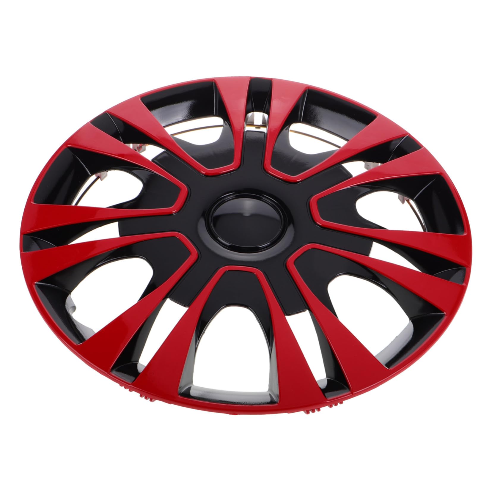 Amazon | CLISPEED 13 ハブキャップ ホイールセンターキャップ 赤い