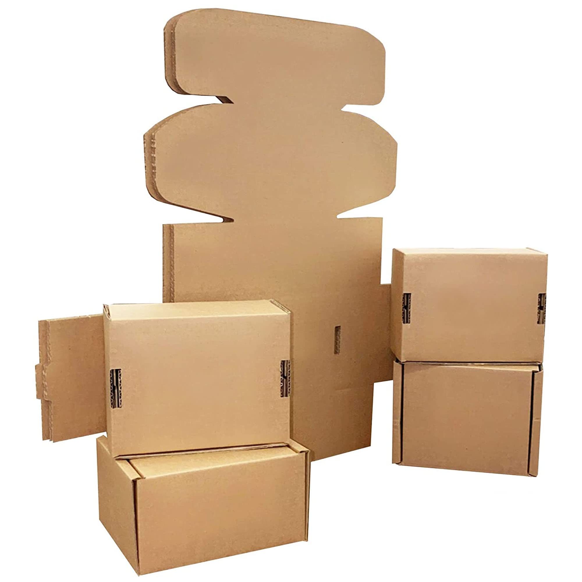 Brown 4.5" x 4" x 2.75" Shipping Postal Mailing Cardboard Boxes Small Packet Gift Boxes (100)