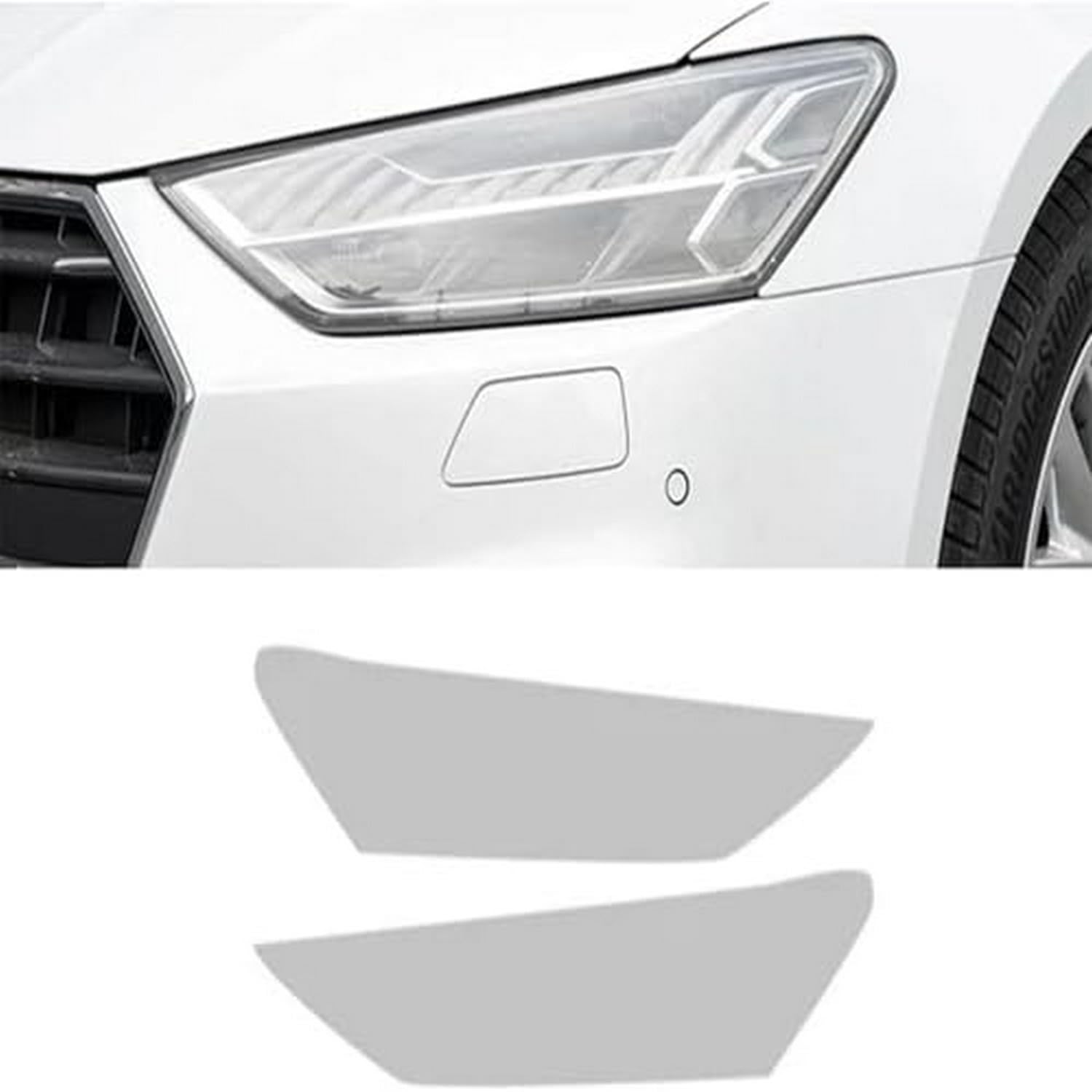Film protection phare Audi A7 anti-jaunissement TPU transparent 4K