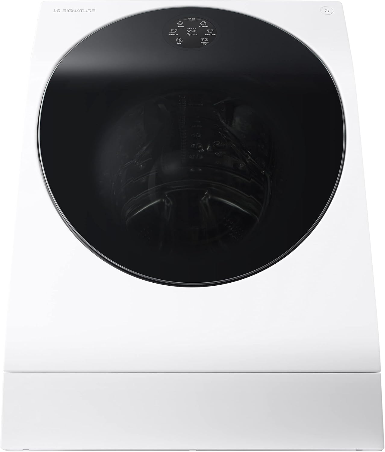 LG Signature LSWD100E Lavasciuga 12 / 7 kg, 1600 giri, Lavatrice e Asciugatrice con Wi-Fi, Pompa di calore, AI DD, Motore Centum System garantito 20 anni, TurboWash49, Vapore, Autodosaggio, Bianca LG Signature LSWD100E Lavasciuga 12 / 7 kg, 1600 giri, Lavatrice e Asciugatrice con Wi-Fi, Pompa di calore, AI DD, Motore Centum System garantito 20 anni, TurboWash49, Vapore, Autodosaggio, Bianca