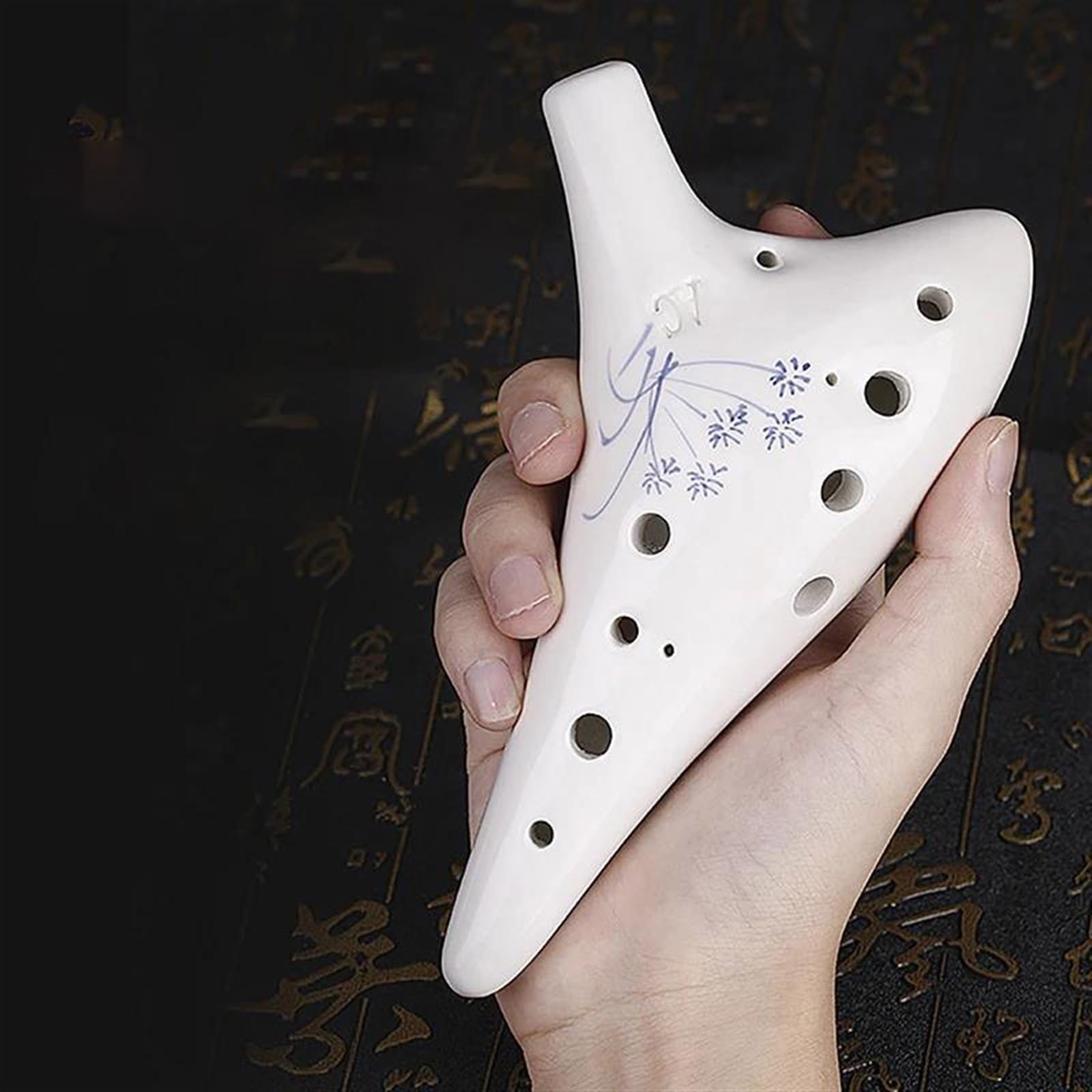 principianti ocarina 1 Pezzo Ocarina 12 Fori In Ceramica Contralto C Tono Strumento Musicale Flauto Classico Per Principianti