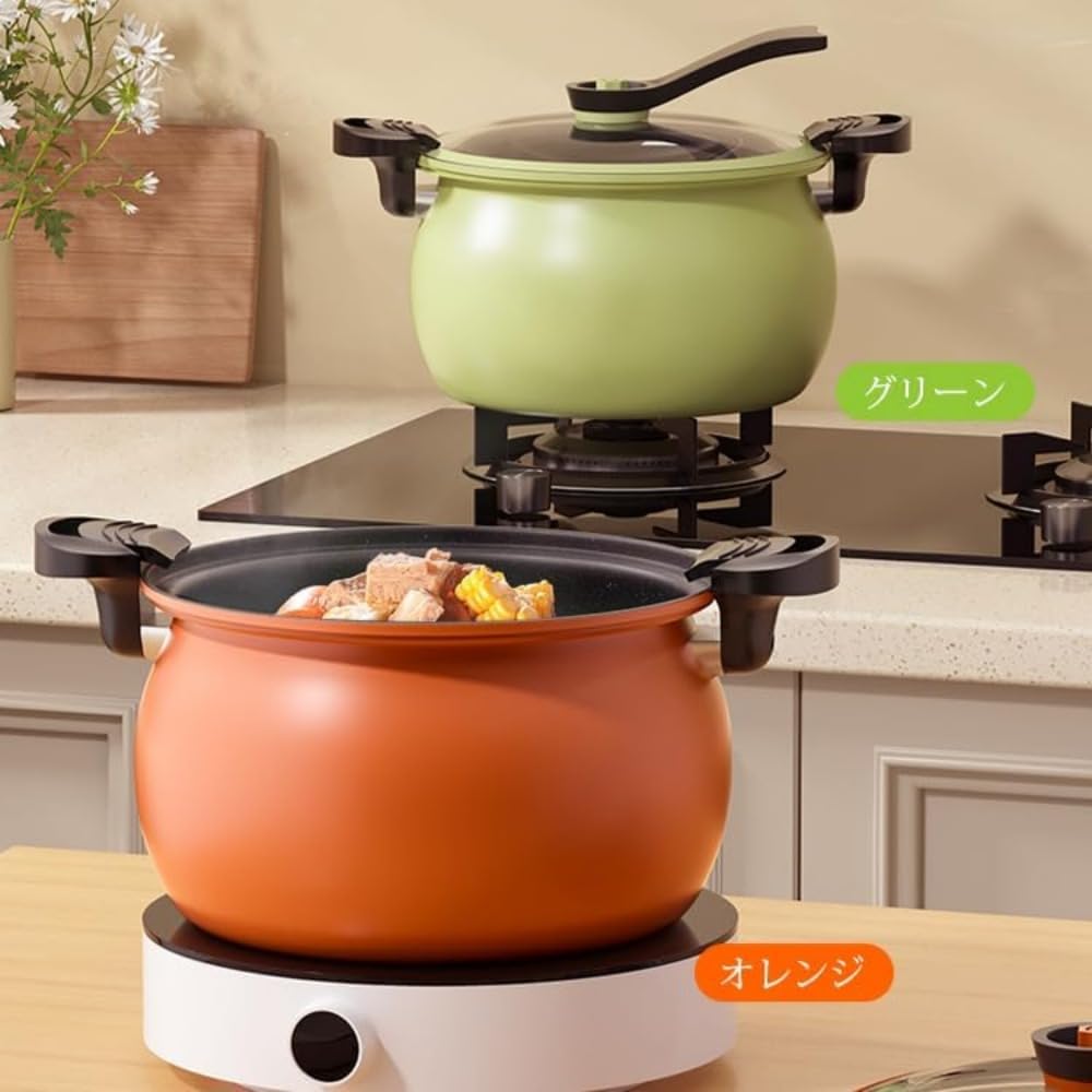 Amazon.co.jp: エナメル鋳鉄ダッチオーブンポット キャストポット 28CM