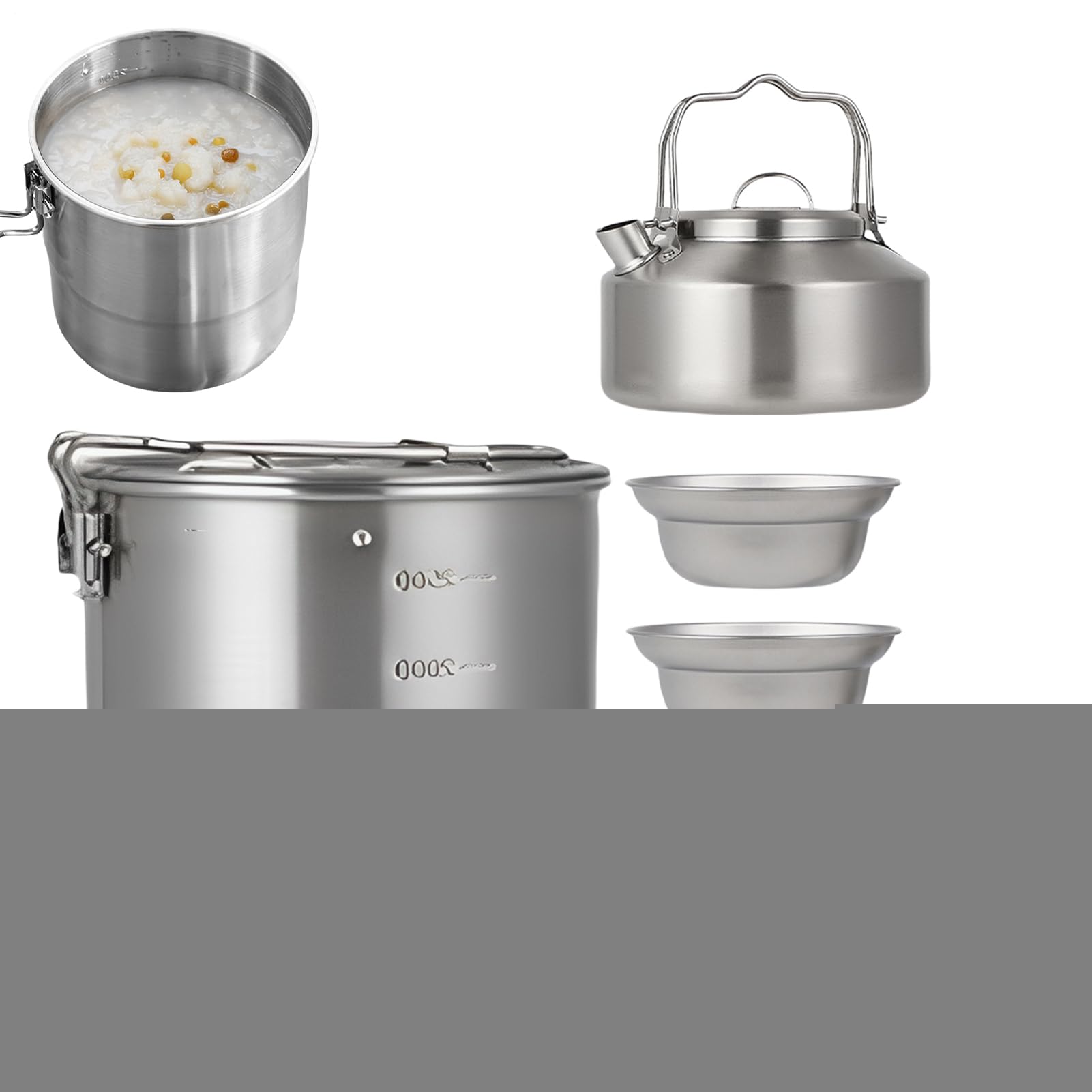 Ensemble de cuisine de randonnée, kit de cuisine de camping | Équipement de survie léger pour famille, pique-nique, voyage, jardin, pelouse, randonnée en plein air