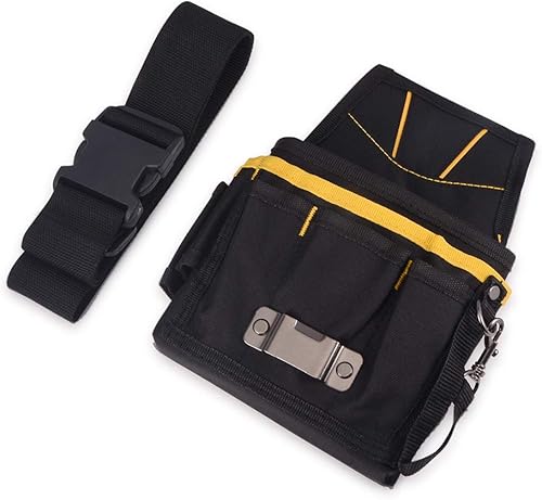 Miniatura 4 de Gomake Bolsa de herramientas de múltiples bolsillos con cinturón ajustable, bolsa de herramientas Oxford impermeable para tinte de ventana,