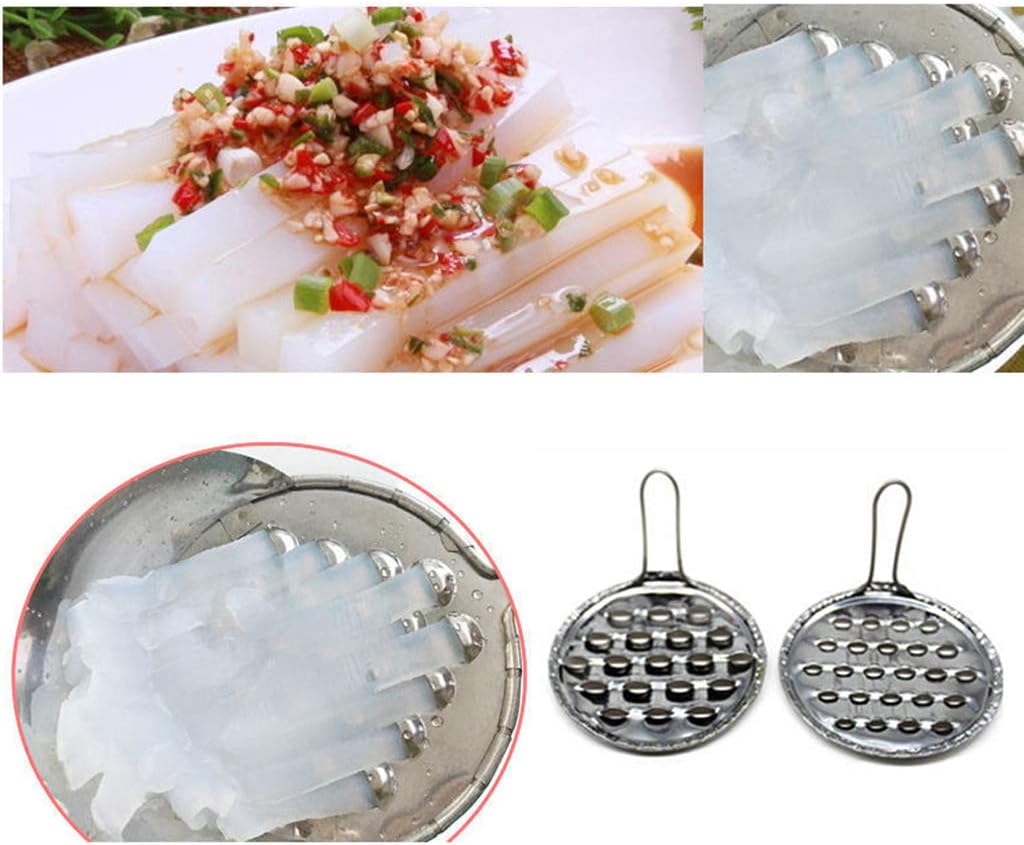 Stainless Steel Jelly Scraper Set, Dual‑Hole Kitchen