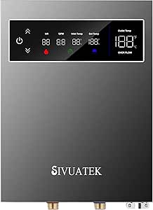 18kW Tankless Electric Water Heater 240V with Self-Modulating Power, LED Display, ETL Certified