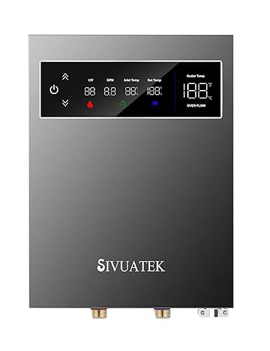 14kW Tankless Water Heater Electric, SIVUATEK 240V Instant On-Demand Hot