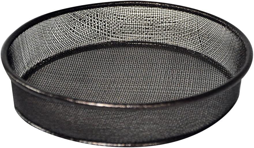 Aggloz | Bird Feeder Tray | Replacement Feeder Tray & Wild Bird | Metal Mesh Tray | Ground Feeder Tray | Hanging Bird Feeding Dish | Bird Feeding Station | Fits For Most Bird Feeder Station | Black