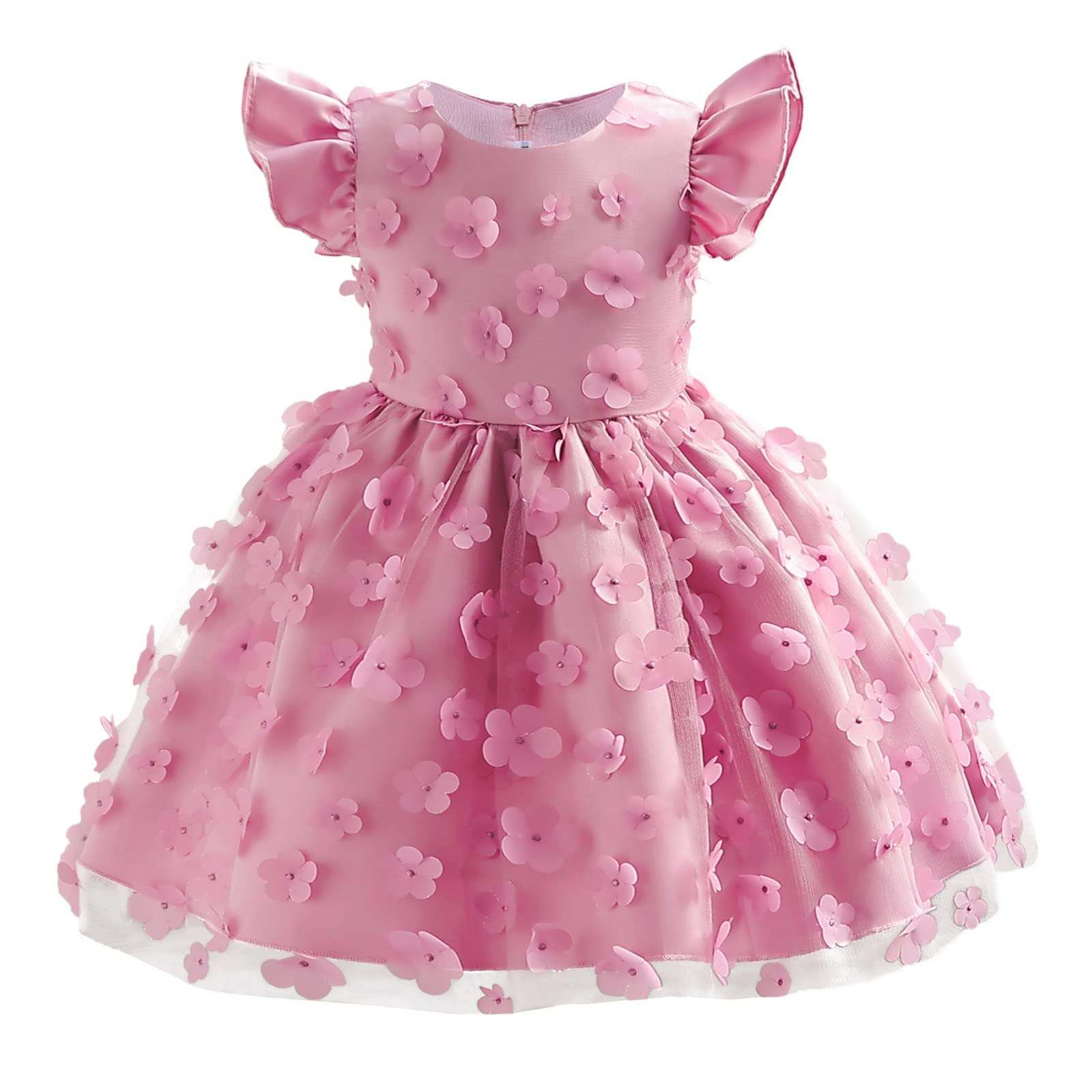 Bebe Año Vestido Infantil, Vestido De Pastel De Hilo Hinchado