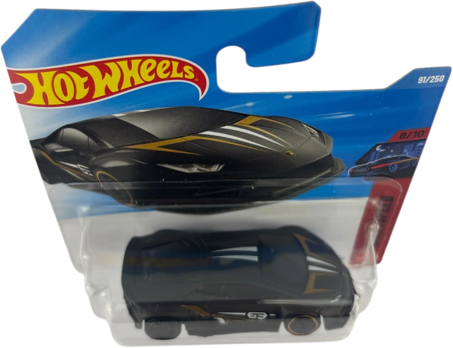 Hot Wheels LB-Works Lamborghini Huracan Coupe [Black] Night Speed 8/10, 91/250, 1:64 Scale Diecast Toy Vehicle image 4