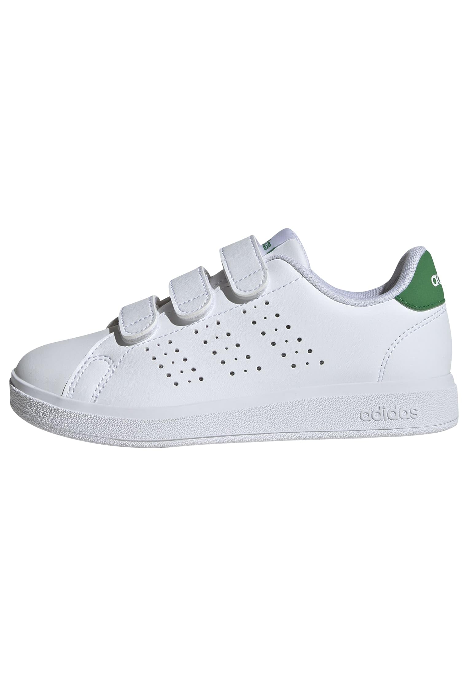 Adidas Scarpe Advantage Base 2.0 Kids Bianco E Verde 32