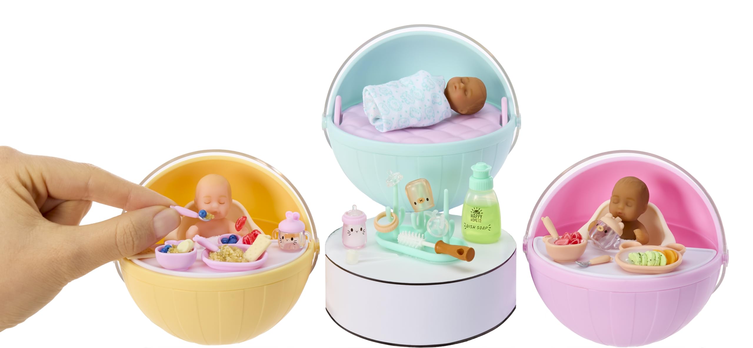MGA’s Miniverse – Make It Mini Baby – Mini Opakowaniach. Komplet to Kreatywna Zabawa DIY z Miniaturkami: Jedzeniem, Butelkami i Akcesoriami dla Niemowląt. NIEJADALNE. Dla Dzieci od 8 Roku Życia