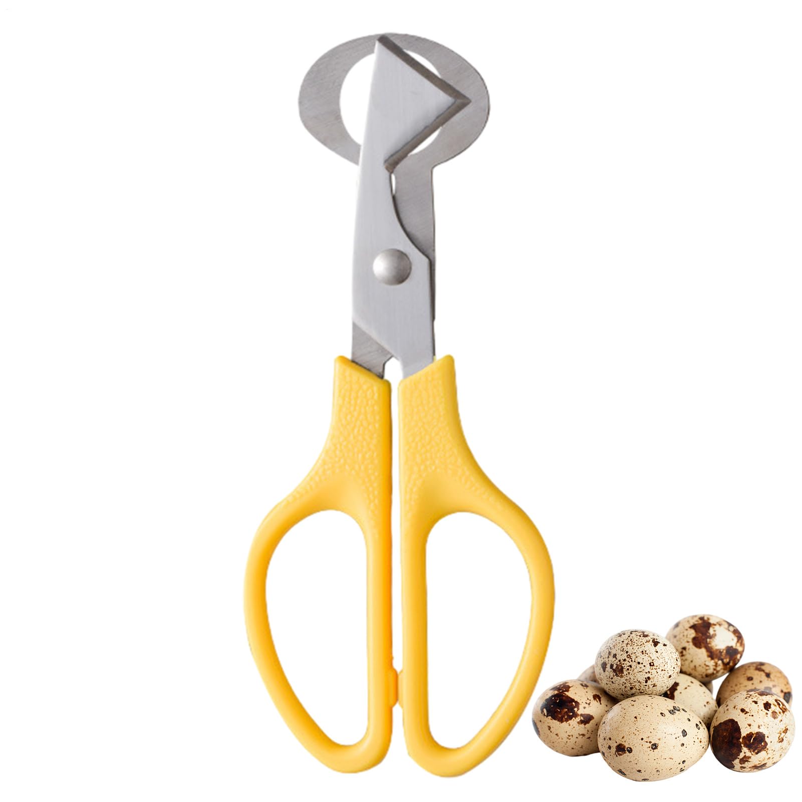 Cortador de Huevos de Codorniz, Tijeras para Abrir y Cortar Huevos con Cuchilla de Acero Inoxidable, Herramienta de Cocina