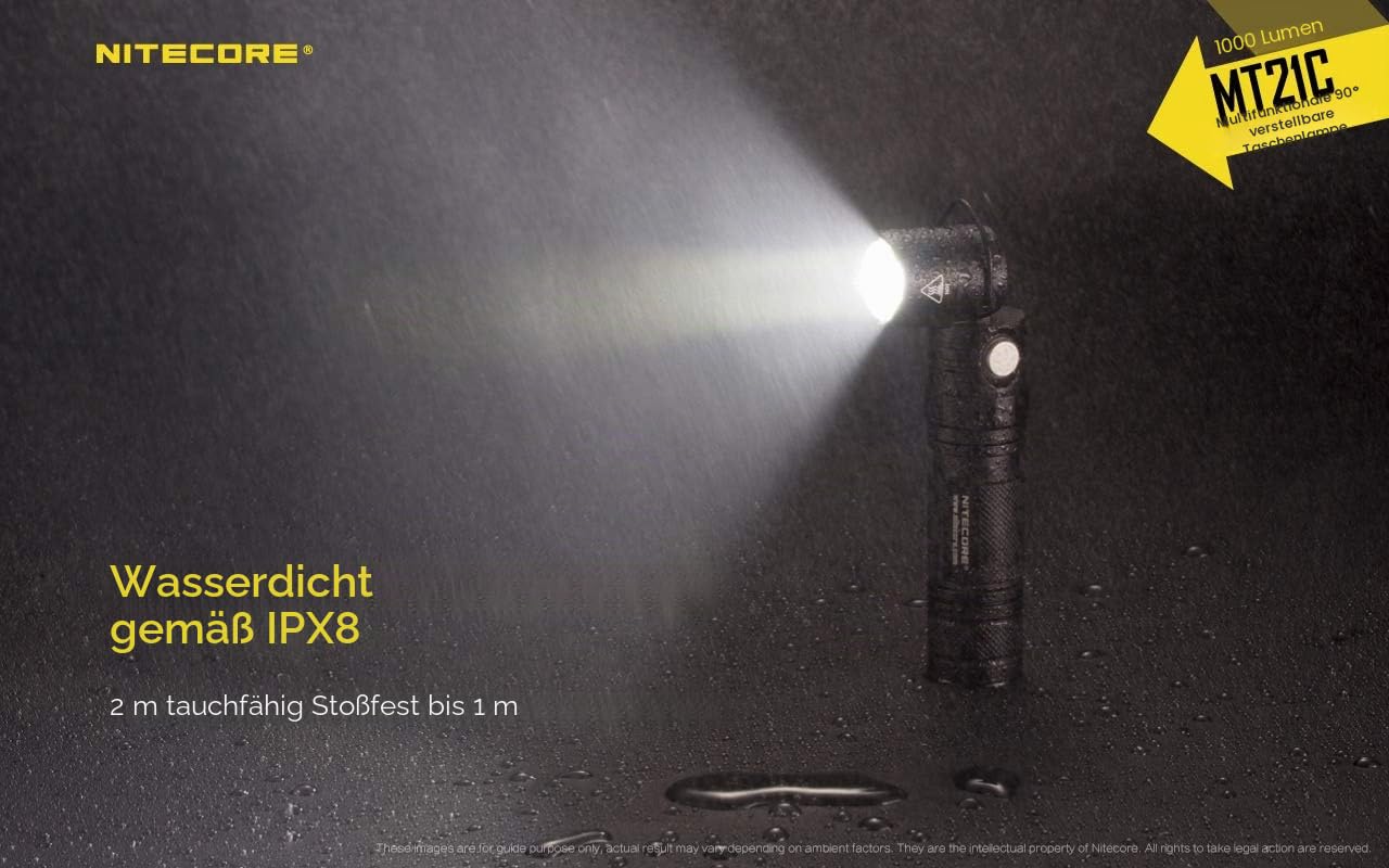 Nitecore Mt21c Taschenlampe, Schwarz, Nicht zutreffend