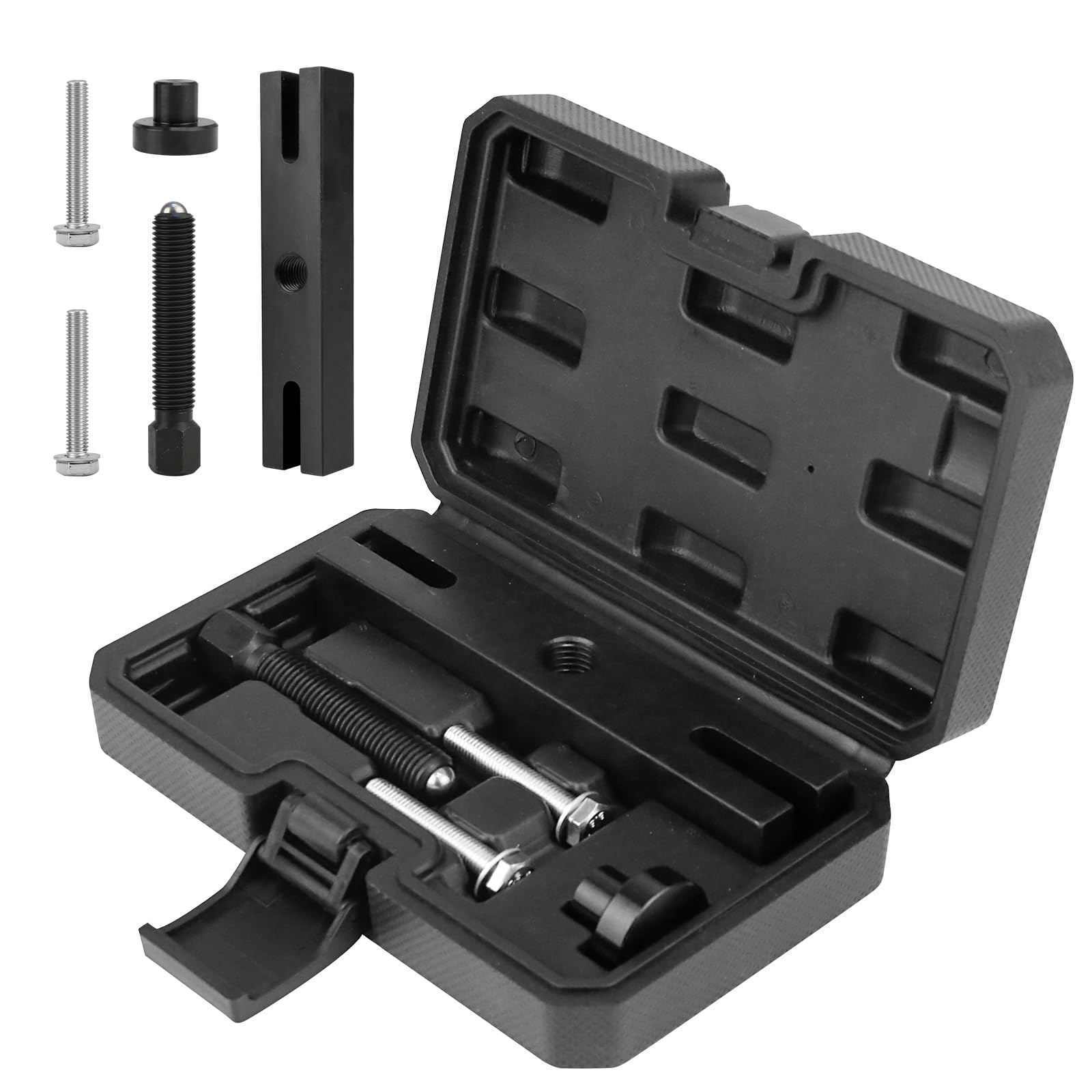 Extracteur de poulie de vilebrequin, outil de retrait compatible avec Ford EcoBLUE TDCi Transit, compatible avec Transit/Tourneo Custom, support de traction, boulon de traction central, goupille de