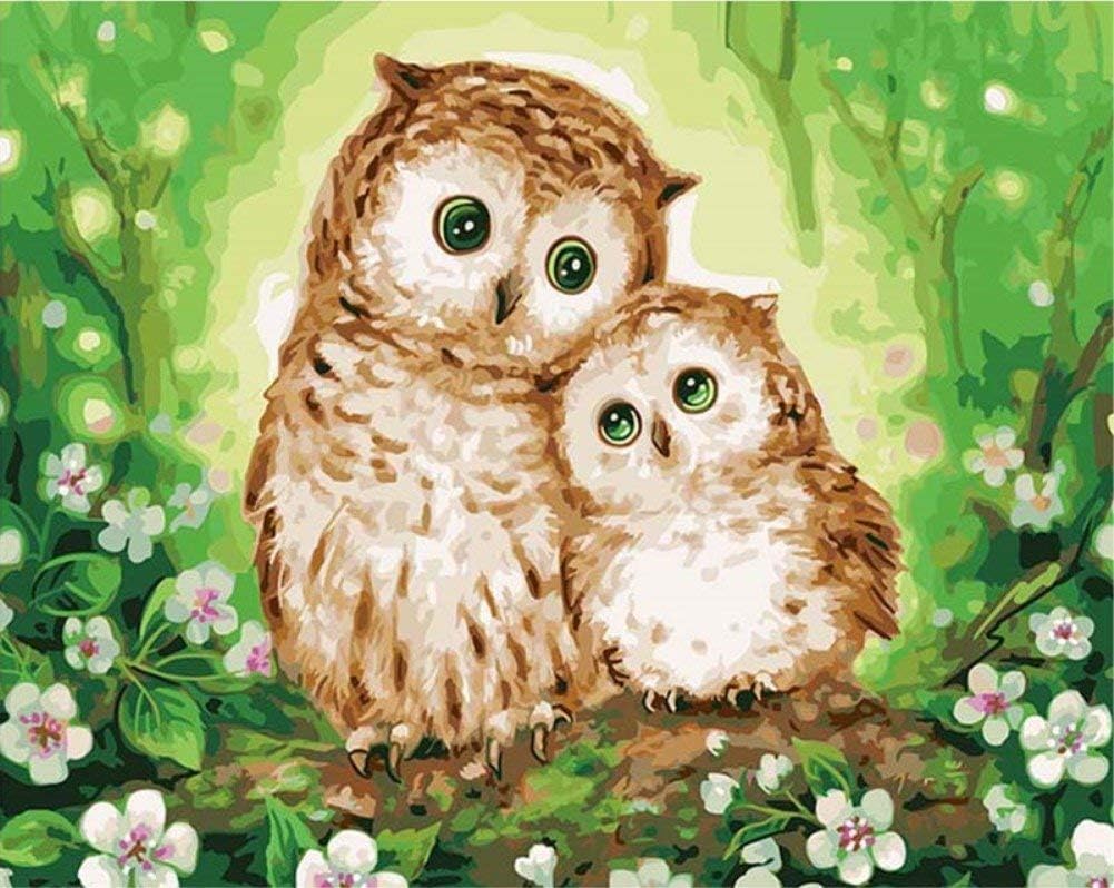 ABEUTY DIY Paint by Numbers for Adults Beginner - Harbour, House 16x20 inches Number Painting Anti Stress Toys (ONo Frame)