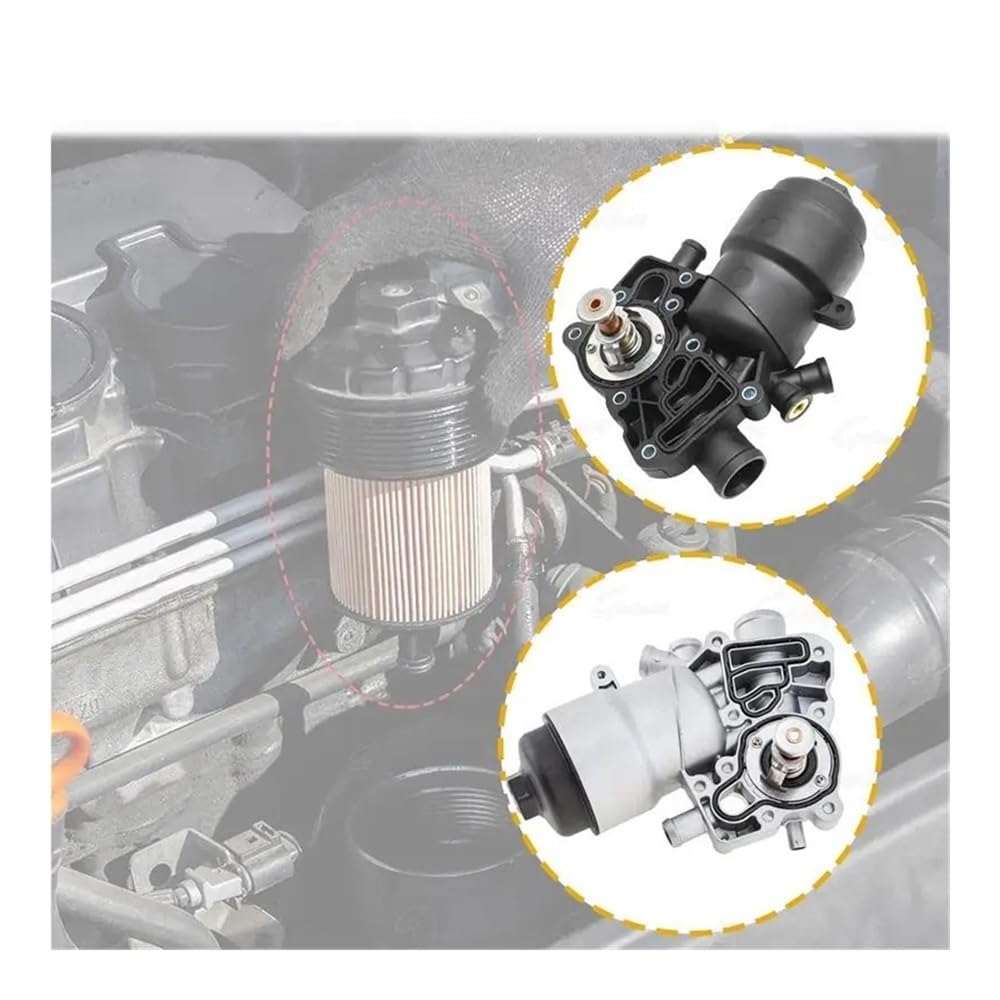Para A6 Para A7 Para A8 Para Q5 Para Q7 3.0L V6 Para 059115389P Para 059115389K ​Accesorios Para Automóviles Conjunto Filtro Aceite Motor Filtro Aceite Coche(TYPE 2)