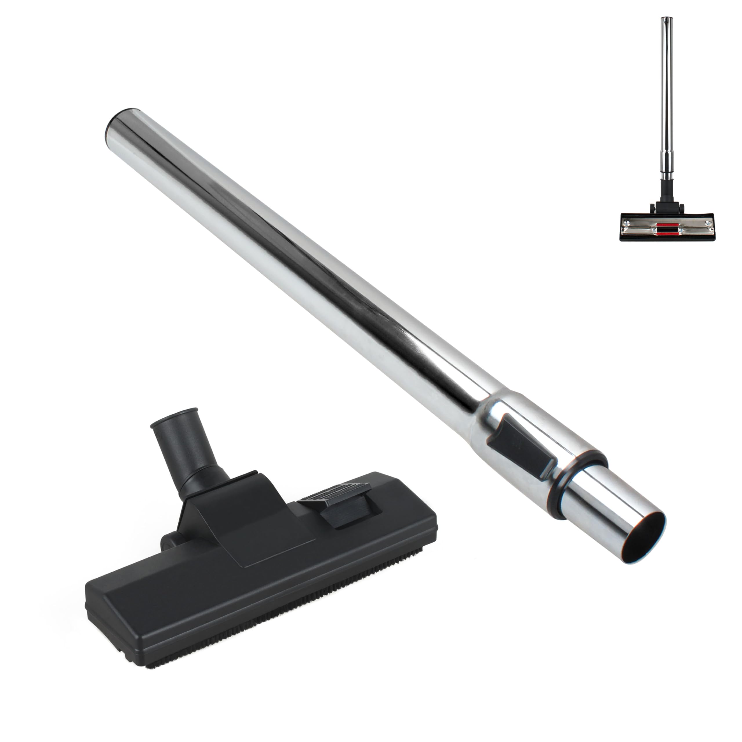 3670M - Manguera de aspiradora con cabezal de cepillo universal para aspiradora, Eureka, Bissell, etc. La mayoría de aspiradoras que aceptan accesorios de aspiradora de 32 mm (805 mm)