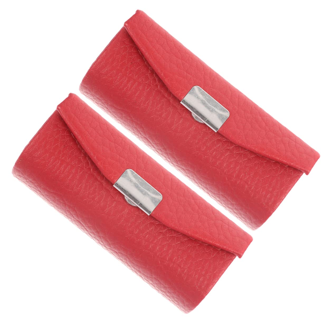 minkissy 6piezas Estuche De Lápiz Labial De Cuero Compacto y Ligero para Viajes y Almacenamiento De Labiales Diseño Elegante y Funcional Cereza Textura De Lichi