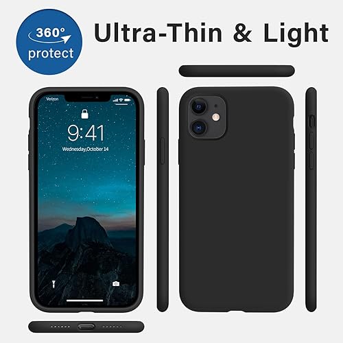Miniatura 9 de AOTESIER Funda de teléfono diseñada a prueba de golpes para iPhone 11, silicona de grado alimenticio de alta calidad con forro protector